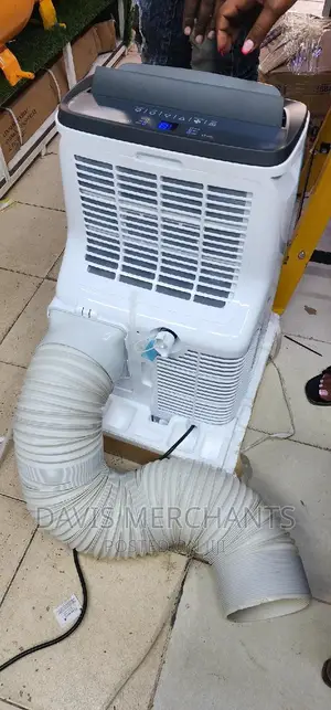 Portable Air Conditioner Digital Display and Exhaust Pipe