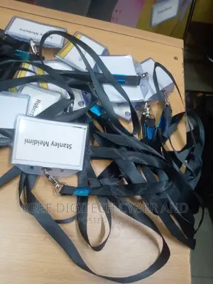 Black Lanyards + Card Holder
