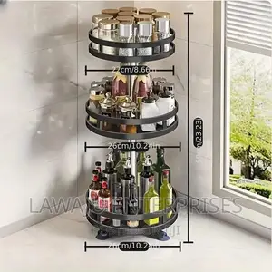 Circular 360° Rotating Spice Rack
