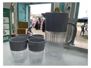 Glass Water Jug and Glass 
