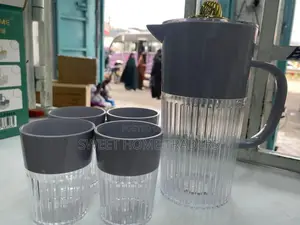 Glass Water Jug and Glass 