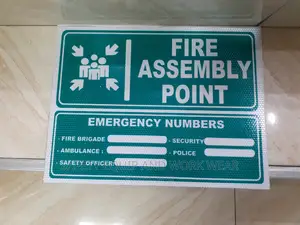 Emergency Gathering Point Sign A3