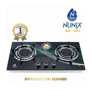 Nunix 3 Burner Glass Top Table Infrared Cooker