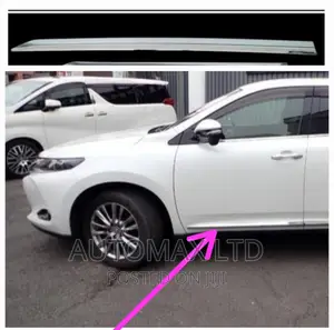 Toyota Harrier, Yr2017+ Door Side Chrome Moulding (1 Pcs)