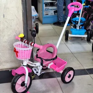Bicycle Kids Tricycle With Push Handle Kids