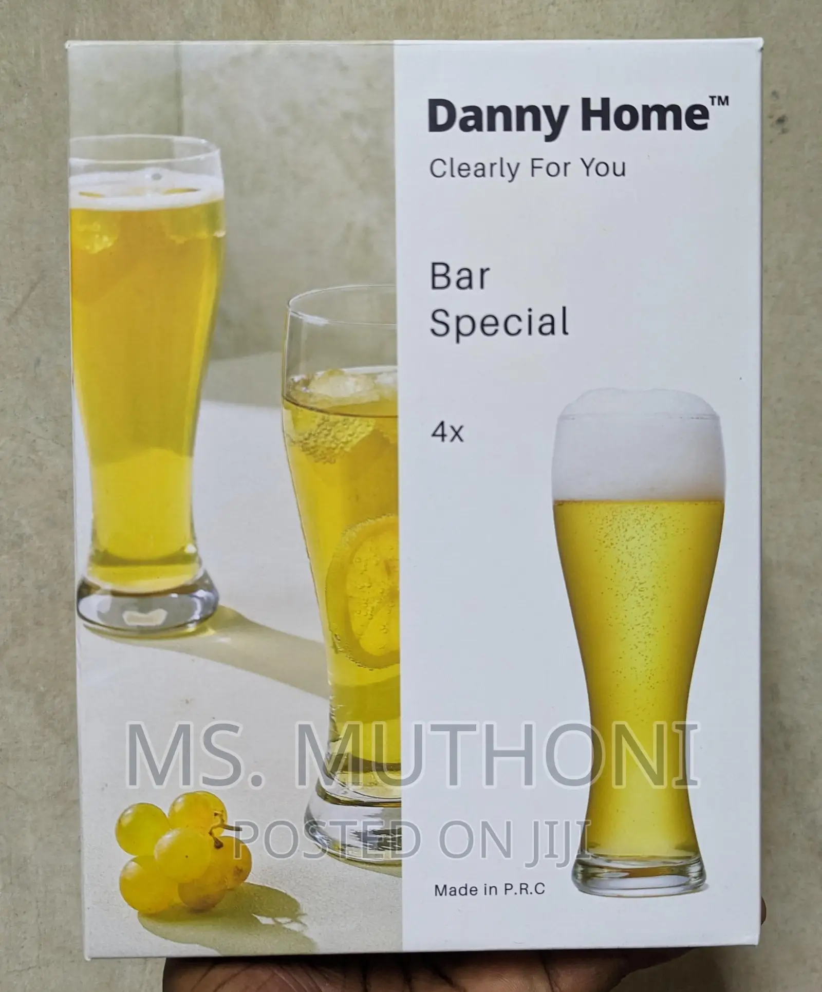 4 Pieces 600ml Pilsner Glasses Now Available
