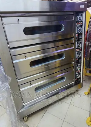 3 Deck Single Phase Commercial Oven