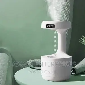 Water Drops Humidifier With Clock