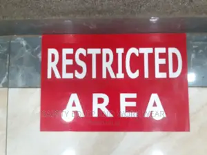 Authorized Restricted Area Sigh
