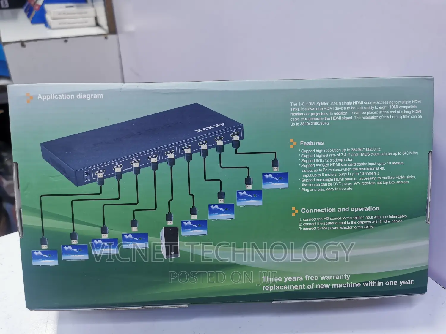 Full Hd 8 Way Hdmi Splitter