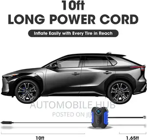 Portable Tire Inflator Blue 