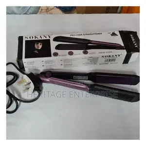 Flat Iron Electric Hair Straightener/ Sokany