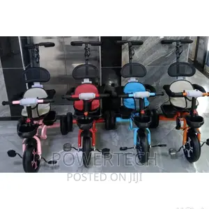 Tricycle With Protective Side Bar, Push Handle*