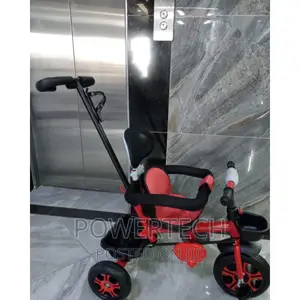 *Tricycle With Protective Side Bar, Push Handle*