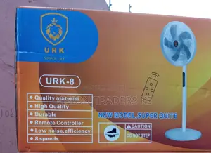 URK 16 Inches Standing Fan With Remote Control