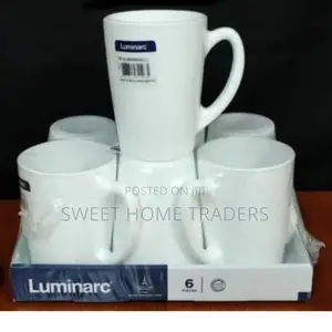 Set of 6 Luminarc New Morning Cups 