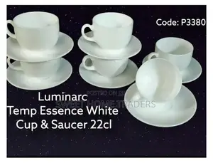 Set of 6 Luminarc Saucer Cups 