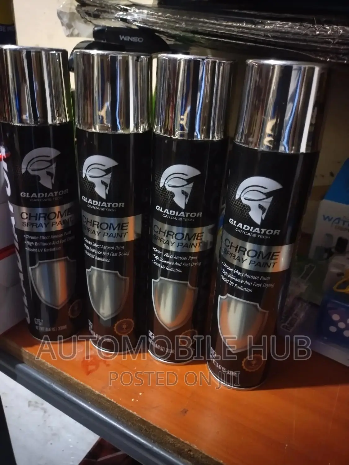 Gladiator Chrome Spray Paint 330ml