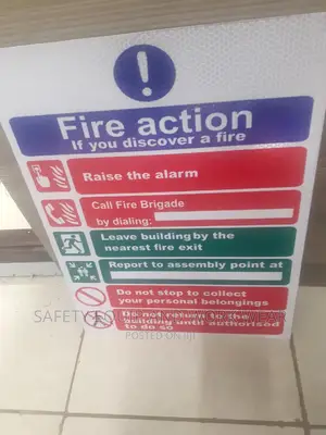Get Quality Exit Fire Action Sign