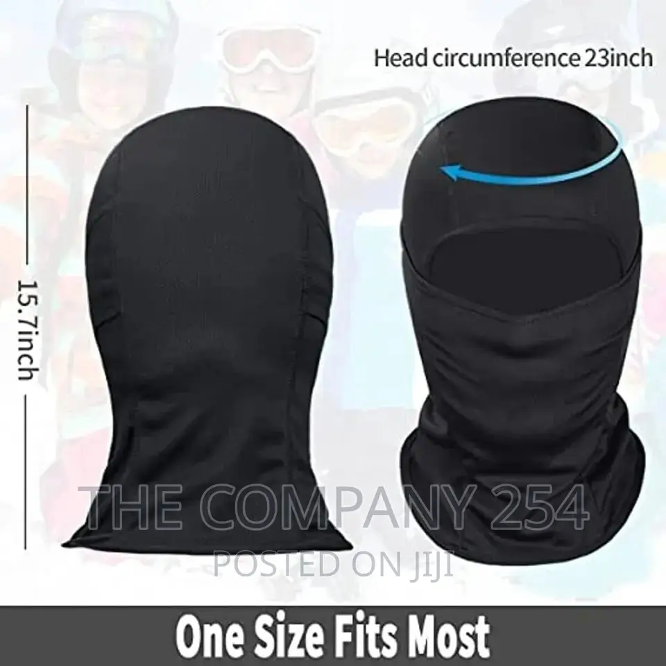 Plain Silky Ski Mask Balaclava Face Riding Mask
Ksh.899