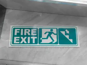 Guidance Fire Exit Sign