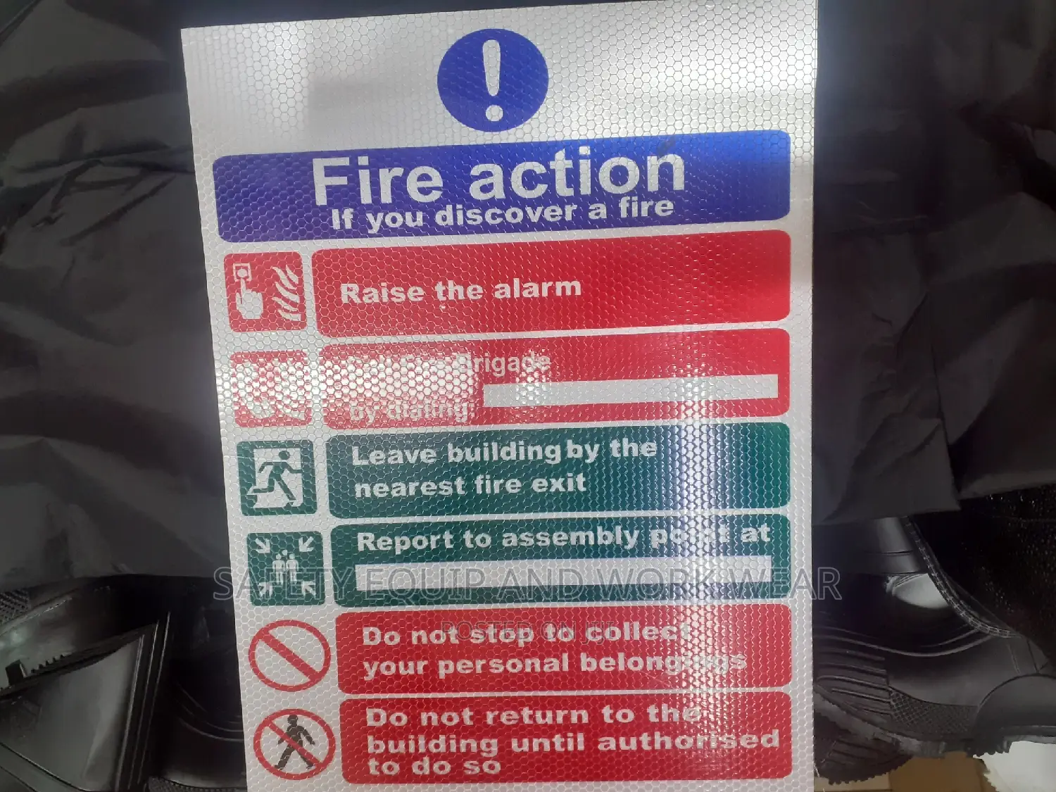 Fire Safety Procedures Sigh