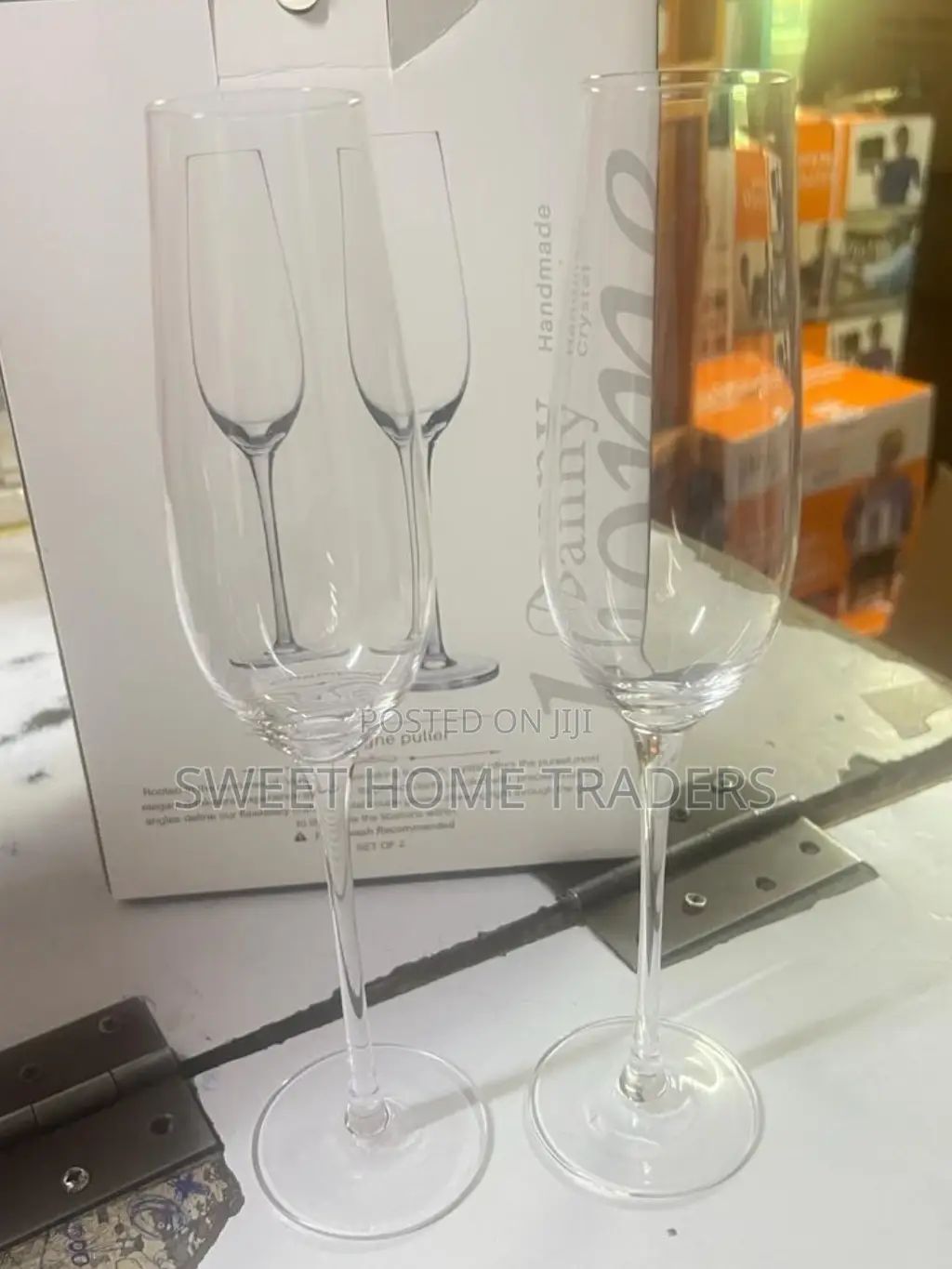 2 Pc Chapaigne Wine Glasses