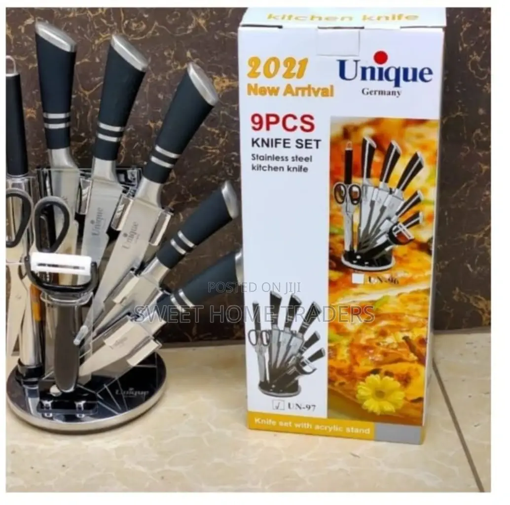 Stainless Steel 9 Knife Set,