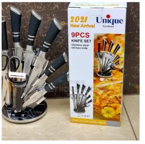 Stainless Steel 9 Knife Set,