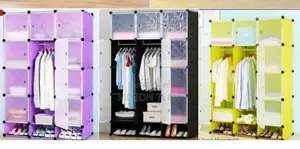 Plastic Wardrobe3 Columns,Plastic Wardrobe,3 Columns