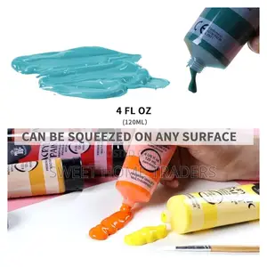 Acrylic Paint 24pcs With 3brushes 