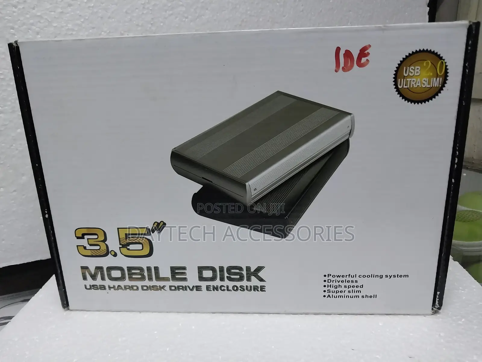 Ide 3.5" External Hard Drive Enclosure - With Power Supply -