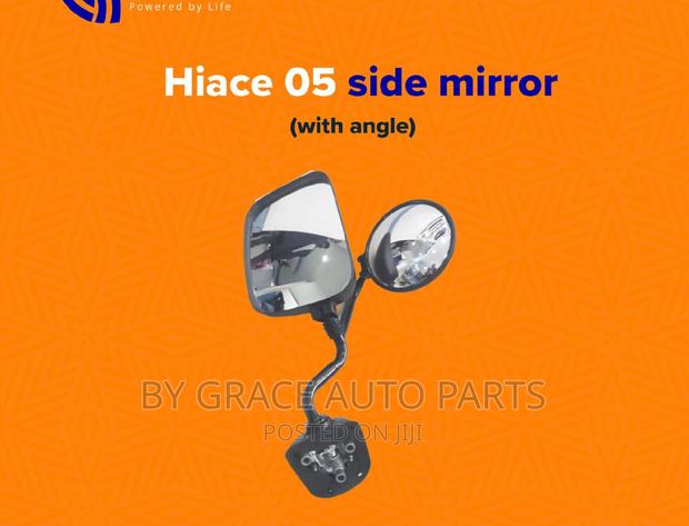 Hiace 05/ 7L Side Mirror With Round