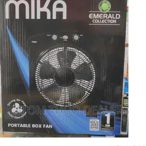 White Mika 12 Inches Fan