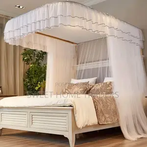 2 Stand Mosquito Net With Sliding Rails Net