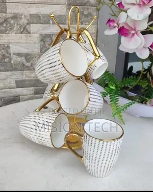 Ceramic Golden Mugs