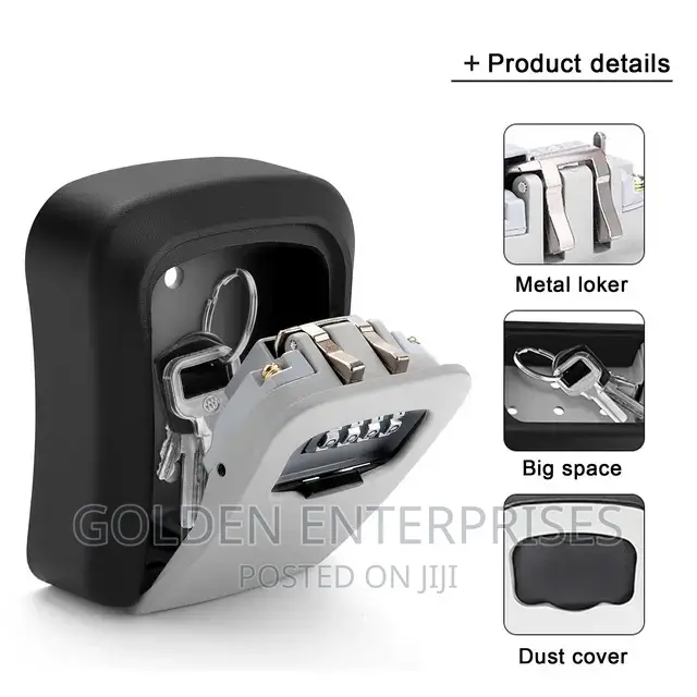 Airbnb Aluminium Wall Mount Key Lock Safe Box