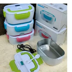 Electric Lunch Box Mettalic Insulated Electric