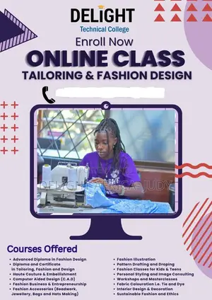 Tailoring Fashion and Design Online Classes at Delight