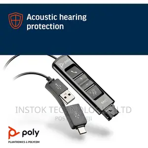 Poly Plantronics DA85 USB-A/USB-C Digital Headset Adapter