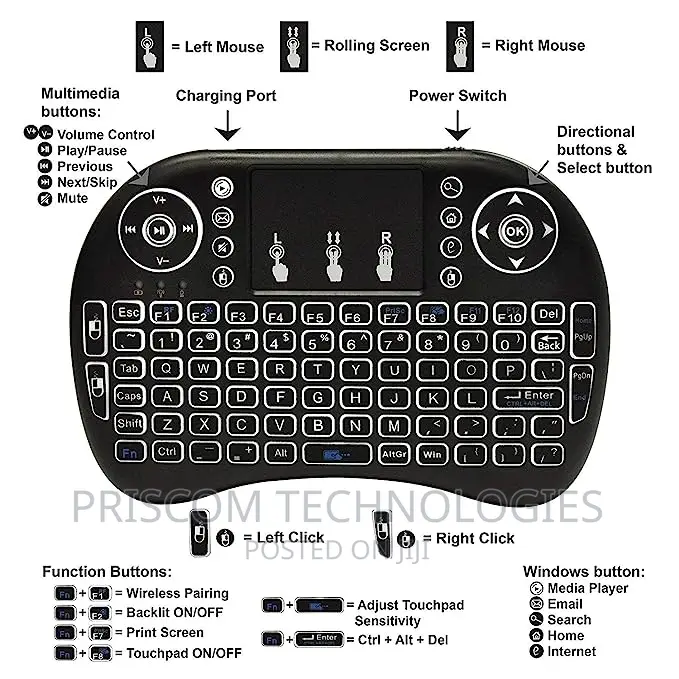 Android Mini 2.4G Mini Wireless Keyboard