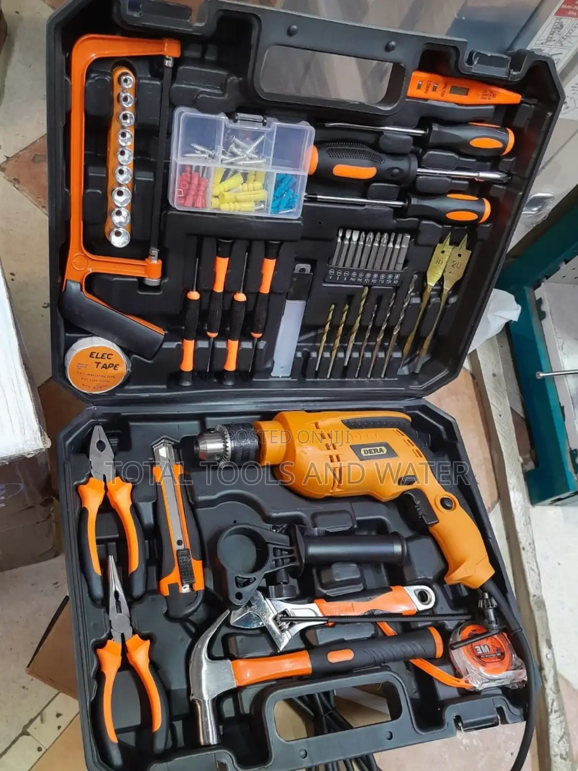 Dera All in One Drill Set Plus Hand Drill 650W