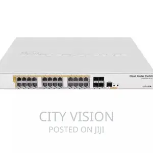 Mikrotik(Crs328-24p-4s+Rm) 24 Port Gigabit Ethernet Switch!!