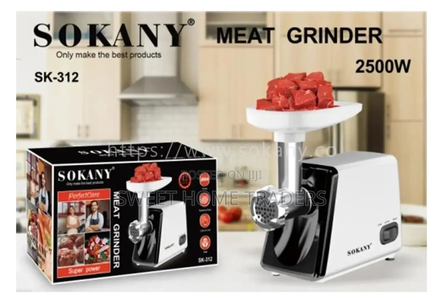 *Sokany Meat Mincer 2500watts
