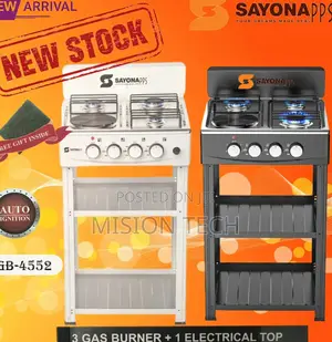 Sayona 3 Gas Burner Standing E