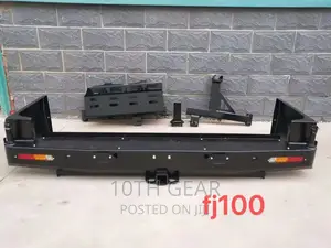 Landcruiser Fj100 Rear Bullbar Rear Bumper Tyre Holder Tank