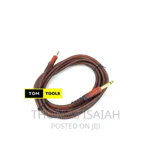 6.5mm Mono to 3.5mm Stereo Jack Cable, 3 Metres