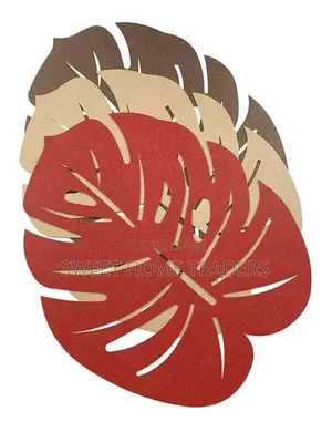 Lotus Leaf Pattern Table Mats 6pcs