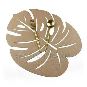 Lotus Leaf Pattern Table Mats 6pcs ,