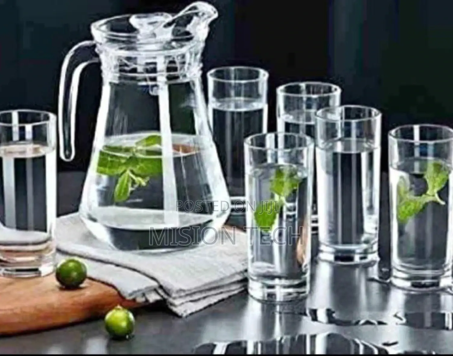 1 Jug + 6 Glasses Set